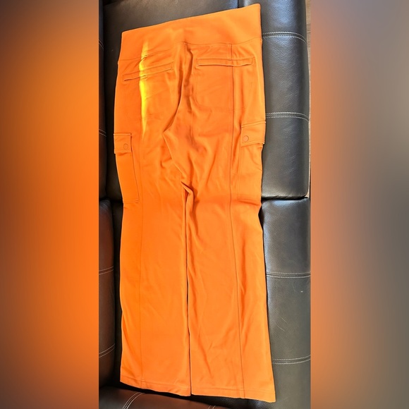 Athleta Delancey Straight Cargo Pant Orange - Picture 6 of 14